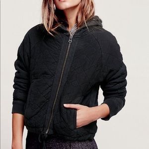 ✨Free people Quilted and Hooded Jacket